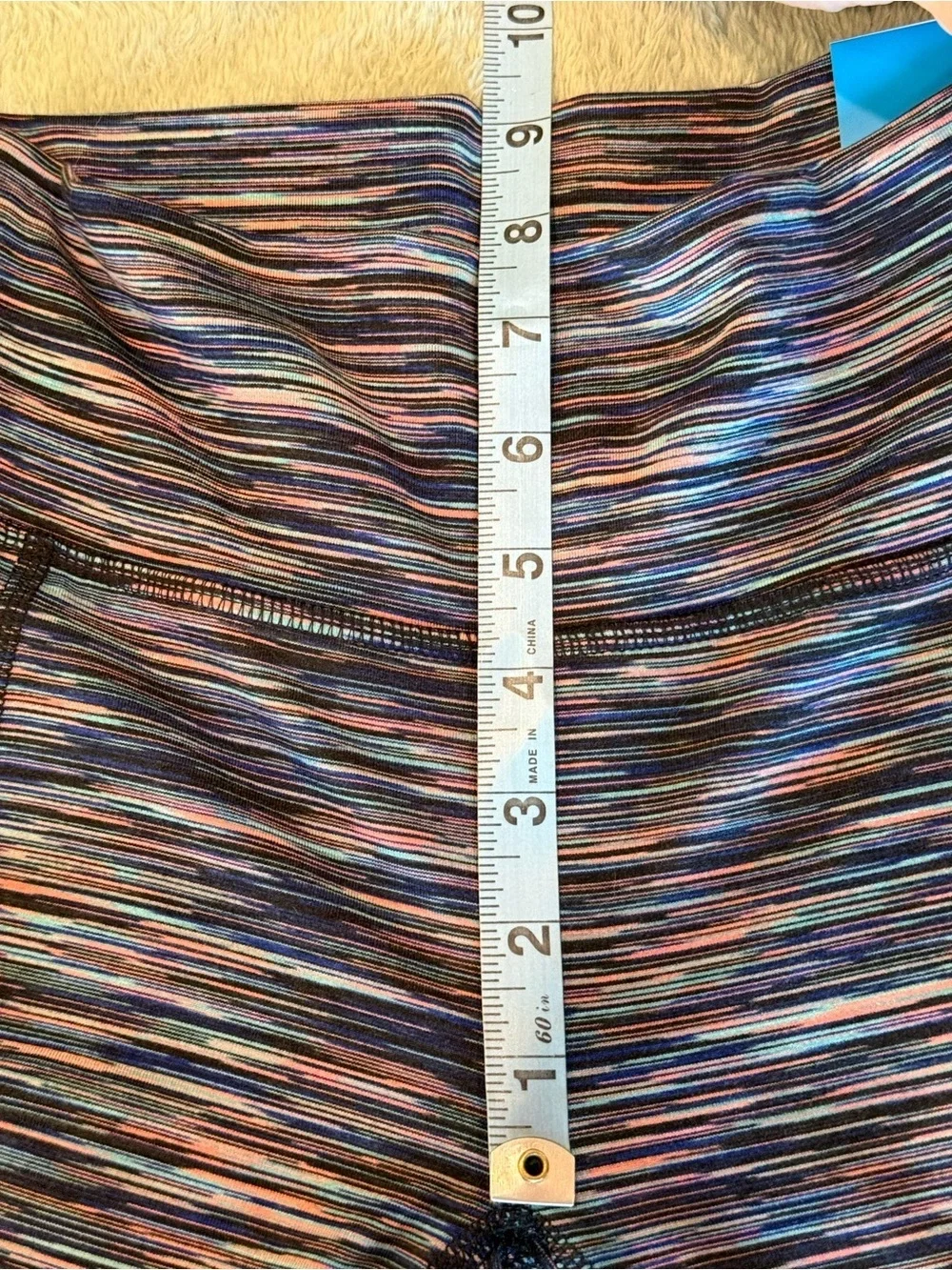 DSG Girls High Rise Leggings Size S 8-9 Multicolor Athletic NWT